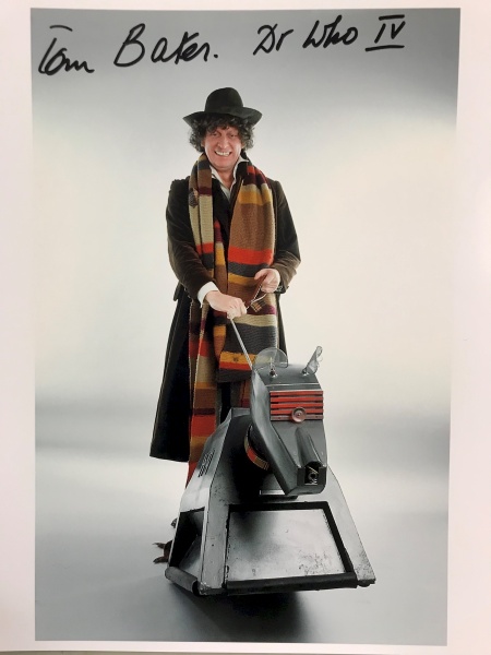 Doctor Who Official 4th Doctor & K-9 'Walkies' Lost Cache Print Signed by Tom Baker